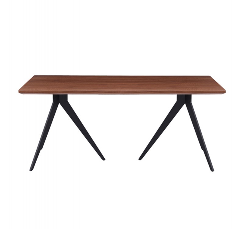 ΣΕΤ ΤΡΑΠΕΖΑΡΙΑΣ 7ΤΜΧ DRENNY HM10936.03 MDF TOP ΚΑΡΥΔΙ--ΥΦΑΣΜΑ TAUPE & ΜΕΤΑΛΛΟ ΜΑΥΡΟ