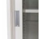 ΒΙΒΛΙΟΘΗΚΗ ΜΕ ΣΥΡΟΜΕΝΕΣ ΠΟΡΤΕΣ SIDER HM6632.02 ΜΕΤΑΛΛΙΚΗ ΛΕΥΚΗ 90x40x185Υεκ