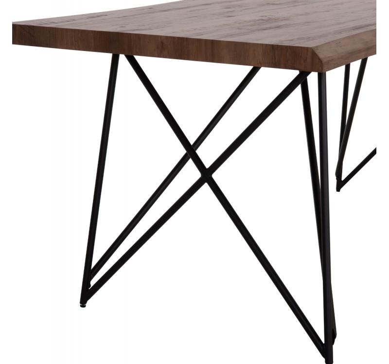 ΣΕΤ ΤΡΑΠΕΖΑΡΙΑΣ 7ΤΜΧ VIGOR HM21355 ΤΡΑΠΕΖΙ 180x90εκ ΜΕ 6 ΚΑΡΕΚΛΕΣ