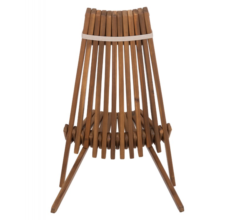 ΠΟΛΥΘΡΟΝΑ LOUNGE ΜΕ ΜΑΞΙΛΑΡΑΚΙ ΠΤΥΣΣΟΜΕΝΗ SHIGAN HM6530 ΞΥΛΟ ΑΚΑΚΙΑΣ 56.5x83x87Υεκ