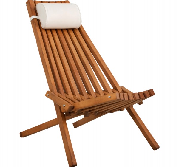 ΠΟΛΥΘΡΟΝΑ LOUNGE ΜΕ ΜΑΞΙΛΑΡΑΚΙ ΠΤΥΣΣΟΜΕΝΗ SHIGAN HM6530 ΞΥΛΟ ΑΚΑΚΙΑΣ 56.5x83x87Υεκ
