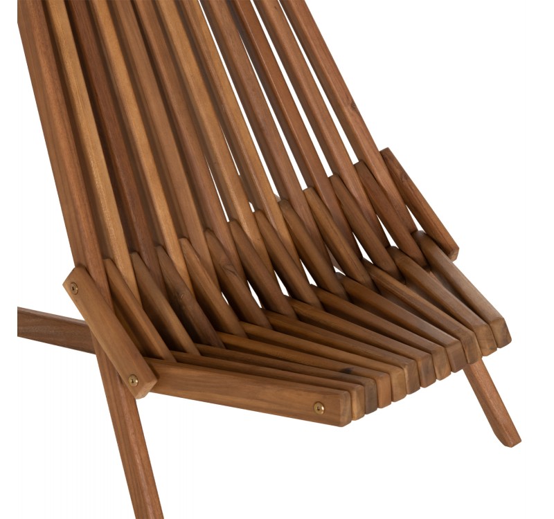 ΠΟΛΥΘΡΟΝΑ LOUNGE ΜΕ ΜΑΞΙΛΑΡΑΚΙ ΠΤΥΣΣΟΜΕΝΗ SHIGAN HM6530 ΞΥΛΟ ΑΚΑΚΙΑΣ 56.5x83x87Υεκ