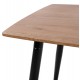 ΣΕΤ ΤΡΑΠΕΖΑΡΙΑΣ 5ΤΜΧ GAFF HM10847.02 MDF TOP ΦΥΣΙΚΟ--ΥΦΑΣΜΑ ΜΠΕΖ & ΜΕΤΑΛΛΟ ΜΑΥΡΟ