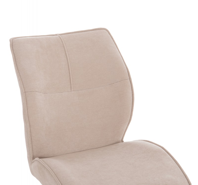 ΣΕΤ ΤΡΑΠΕΖΑΡΙΑΣ 5ΤΜΧ GAFF HM10847.02 MDF TOP ΦΥΣΙΚΟ--ΥΦΑΣΜΑ ΜΠΕΖ & ΜΕΤΑΛΛΟ ΜΑΥΡΟ