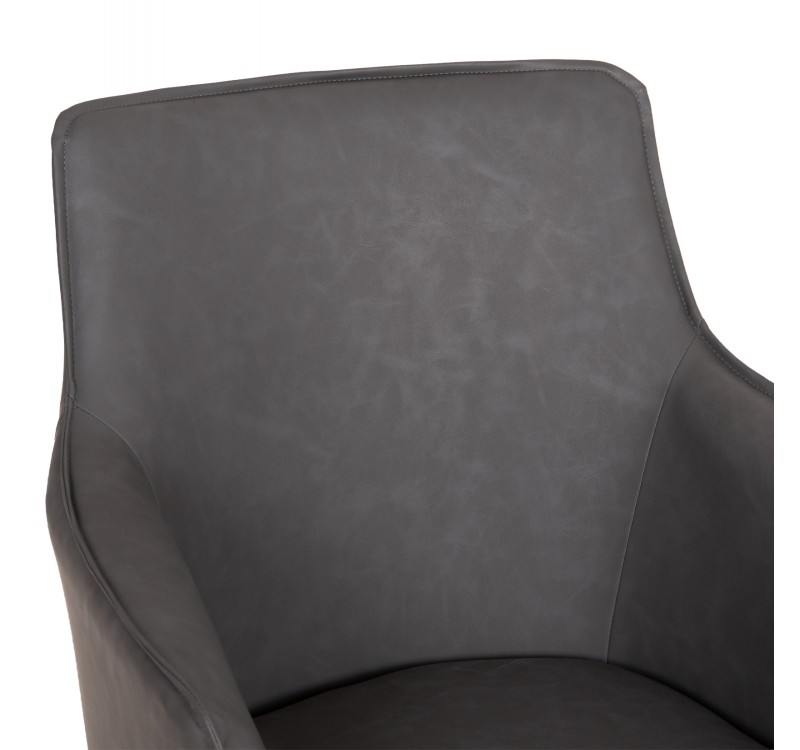 ΣΕΤ ΤΡΑΠΕΖΑΡΙΑΣ 7ΤΜΧ MELLOW HM21360 ΚΕΡΑΜΙΚΟ TOP/MDF ΠΟΔΙΑ--PU ΓΚΡΙ/ΜΕΤΑΛ.ΠΟΔΙΑ