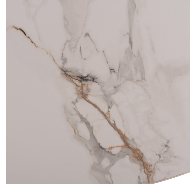ΣΕΤ ΤΡΑΠΕΖΑΡΙΑΣ 7ΤΜΧ MELLOW HM21360 ΚΕΡΑΜΙΚΟ TOP/MDF ΠΟΔΙΑ--PU ΓΚΡΙ/ΜΕΤΑΛ.ΠΟΔΙΑ