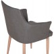 ΣΕΤ ΤΡΑΠΕΖΑΡΙΑΣ 7ΤΜΧ MELLOW HM21360 ΚΕΡΑΜΙΚΟ TOP/MDF ΠΟΔΙΑ--PU ΓΚΡΙ/ΜΕΤΑΛ.ΠΟΔΙΑ