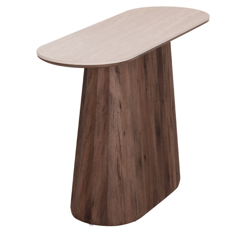 ΚΟΝΣΟΛΑ WALDEN HM18439 ΚΕΡΑΜΙΚΟ TOP ΤΡΑΒΕΡΤΙΝΑ--MDF ΒΑΣΗ ΚΑΡΥΔΙ 120x40x76Υεκ
