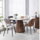 ΤΡΑΠΕΖΙ ΣΤΡΟΓΓΥΛΟ WALDEN HM18440 ΚΕΡΑΜΙΚΟ TOP ΣΕ ΤΡΑΒΕΡΤΙΝΑ--MDF ΒΑΣΗ Φ120x76Υεκ