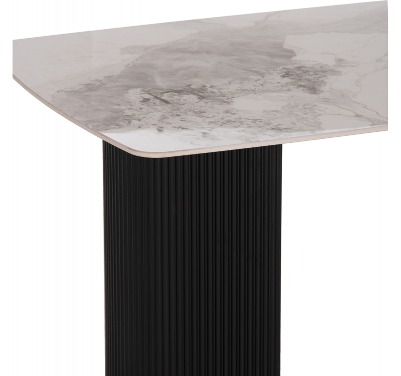 ΣΕΤ ΤΡΑΠΕΖΑΡΙΑΣ 7ΤΜΧ MINAO HM21362 ΚΕΡΑΜΙΚΟ TOP/MDF ΠΟΔΙΑ--PU ΚΑΦΕ/ΜΕΤΑΛ.ΠΟΔΙΑ