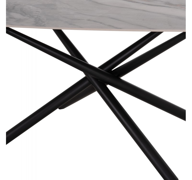 ΣΕΤ ΤΡΑΠΕΖΑΡΙΑΣ 7ΤΜΧ ISKA HM21363 ΚΕΡΑΜΙΚΟ TOP/ΜΕΤΑΛ. ΠΟΔΙΑ--PU ΜΠΕΖ/ΜΕΤΑΛ.ΠΟΔΙΑ
