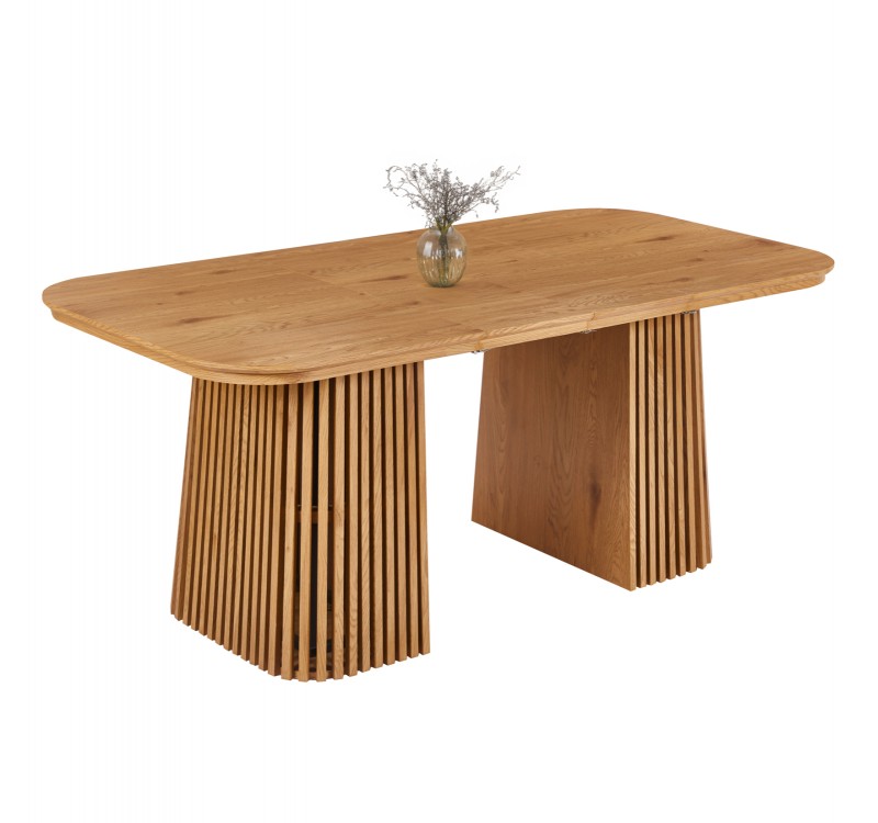 ΤΡΑΠΕΖΙ ΤΡΑΠΕΖΑΡΙΑΣ ΕΠΕΚΤΕΙΝΟΜΕΝΟ VERLO HM18436 MDF ΣΕ ΦΥΣΙΚΟ 120/150/180x90x75Υεκ.