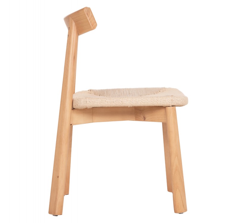 KΑΡΕΚΛΑ ΤΡΑΠΕΖΑΡΙΑΣ OSORIO HM18335.01 RUBBERWOOD & ΣΧΟΙΝΙ ΣΕ ΦΥΣΙΚΟ 51x55x74Υεκ