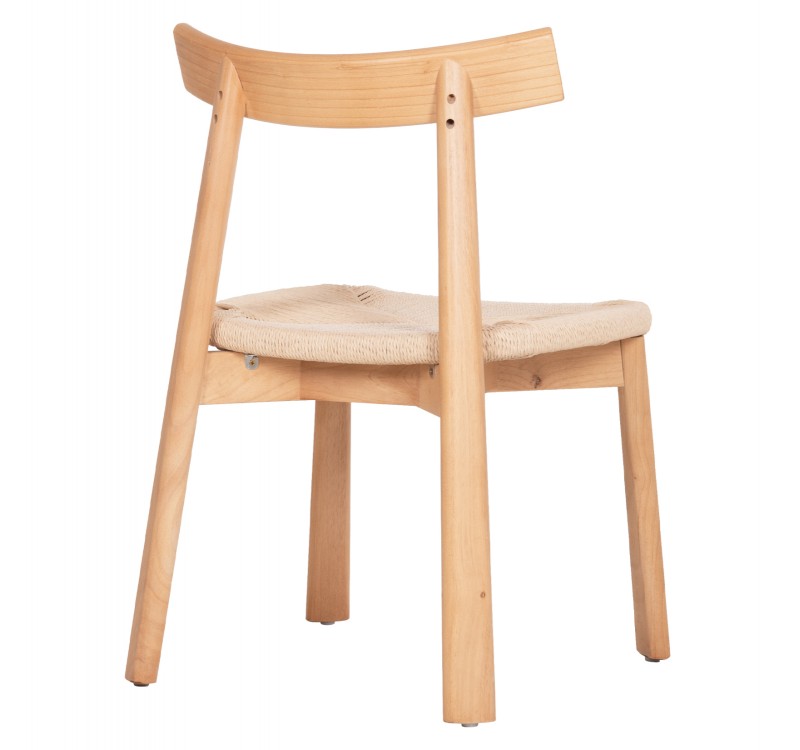 KΑΡΕΚΛΑ ΤΡΑΠΕΖΑΡΙΑΣ OSORIO HM18335.01 RUBBERWOOD & ΣΧΟΙΝΙ ΣΕ ΦΥΣΙΚΟ 51x55x74Υεκ