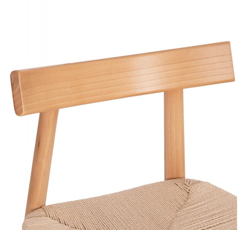 KΑΡΕΚΛΑ ΤΡΑΠΕΖΑΡΙΑΣ OSORIO HM18335.01 RUBBERWOOD & ΣΧΟΙΝΙ ΣΕ ΦΥΣΙΚΟ 51x55x74Υεκ