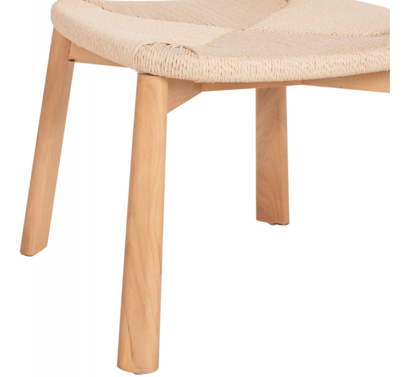 KΑΡΕΚΛΑ ΤΡΑΠΕΖΑΡΙΑΣ OSORIO HM18335.01 RUBBERWOOD & ΣΧΟΙΝΙ ΣΕ ΦΥΣΙΚΟ 51x55x74Υεκ