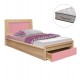 ΚΡΕΒΑΤΙ ΠΑΙΔΙΚΟ ΜΕ ΣΥΡΤΑΡΙ PLAYROOM HM10752.02 ΜΕΛΑΜΙΝΗ SONAMA/ΡΟΖ--ΣΤΡΩΜΑ 90x190εκ