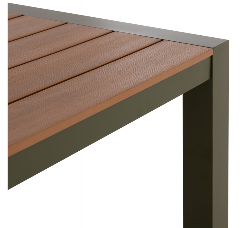 ΣΕΤ ΤΡΑΠΕΖΑΡΙΑΣ ΕΞ.ΧΩΡΟΥ 5ΤΜΧ HILLIARD HM10998.07 OLIVE GREEN ΑΛΟΥΜΙΝΙΟ-POLYWOOD
