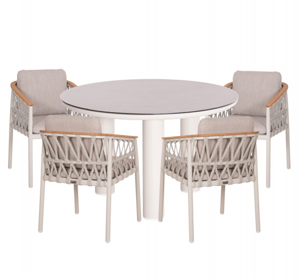 ΣΕΤ ΤΡΑΠΕΖΑΡΙΑΣ ΕΞ.ΧΩΡΟΥ 5ΤΜΧ STREAM HM11004.02 ΑΛΟΥΜ. ΚΡΕΜ--ΣΧΟΙΝΙ-OLEFIN ΜΠΕΖ