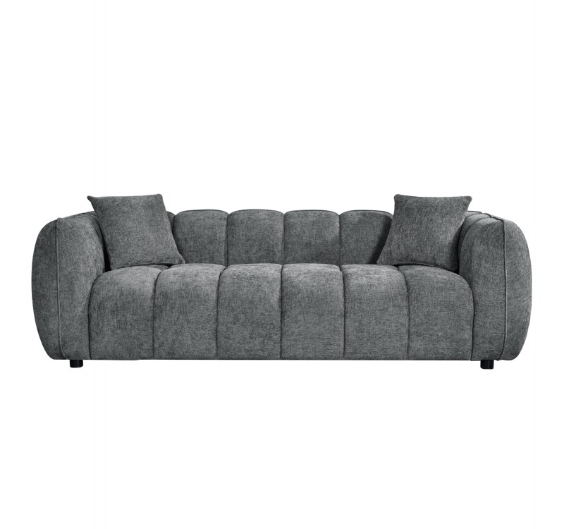 ΣΕΤ ΣΑΛΟΝΙ 3ΘΕΣΙΟΣ & 2ΘΕΣΙΟΣ LYKKE HM10812.01 ΓΚΡΙ ΥΦΑΣΜΑ