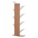 ΒΙΒΛΙΟΘΗΚΗ LIANA HM9028.14 ΜΕΛΑΜΙΝΗ SONAMA/ΛΕΥΚΟ 46x22x128,5Yεκ.