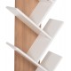 ΒΙΒΛΙΟΘΗΚΗ LIANA HM9028.14 ΜΕΛΑΜΙΝΗ SONAMA/ΛΕΥΚΟ 46x22x128,5Yεκ.