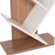 ΒΙΒΛΙΟΘΗΚΗ LIANA HM9028.14 ΜΕΛΑΜΙΝΗ SONAMA/ΛΕΥΚΟ 46x22x128,5Yεκ.