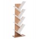 ΒΙΒΛΙΟΘΗΚΗ LIANA HM9028.14 ΜΕΛΑΜΙΝΗ SONAMA/ΛΕΥΚΟ 46x22x128,5Yεκ.