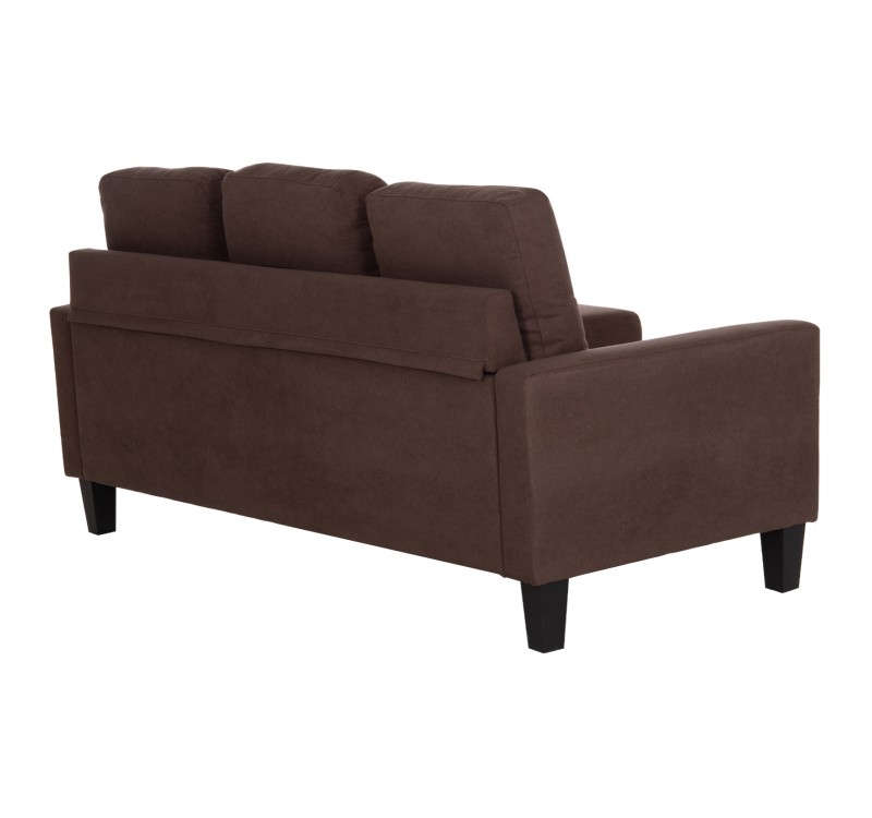 ΚΑΝΑΠΕΣ ΓΩΝΙΑ ΑΝΑΣΤΡΕΨΙΜΗ MEGGY HM3297.12 ΚΑΦΕ ΥΦΑΣΜΑ 184.5x129x86Yεκ.