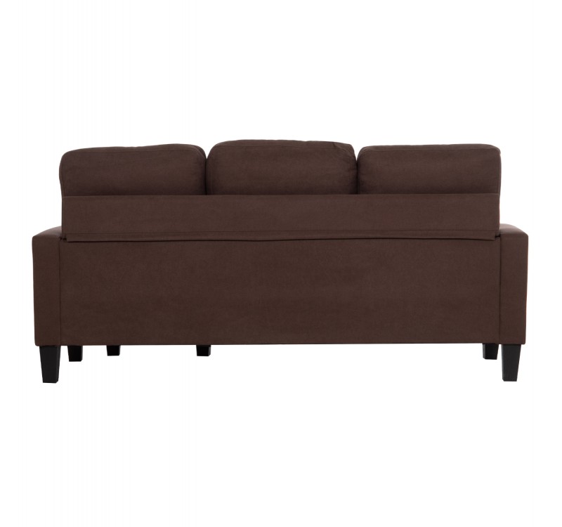 ΚΑΝΑΠΕΣ ΓΩΝΙΑ ΑΝΑΣΤΡΕΨΙΜΗ MEGGY HM3297.12 ΚΑΦΕ ΥΦΑΣΜΑ 184.5x129x86Yεκ.