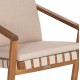 LOUNGE ΣΕΤ ΕΞ.ΧΩΡΟΥ 3ΤΜΧ DAME HM10982 ΞΥΛΟ ΑΚΑΚΙΑΣ--ΣΧΟΙΝΙ STRAP & ΜΑΞΙΛΑΡΙΑ ΣΕ ΜΠΕΖ