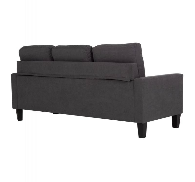 ΚΑΝΑΠΕΣ ΓΩΝΙΑ ΑΝΑΣΤΡΕΨΙΜΗ MEGGY HM3297.11 ΓΚΡΙ ΥΦΑΣΜΑ 184.5x75-129x86Yεκ.