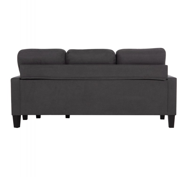 ΚΑΝΑΠΕΣ ΓΩΝΙΑ ΑΝΑΣΤΡΕΨΙΜΗ MEGGY HM3297.11 ΓΚΡΙ ΥΦΑΣΜΑ 184.5x75-129x86Yεκ.