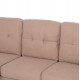 ΚΑΝΑΠΕΣ ΓΩΝΙΑ ΑΝΑΣΤΡΕΨΙΜΗ MEGGY HM3297.13 ΜΠΕΖ ΥΦΑΣΜΑ 184.5x75-129x86Yεκ.
