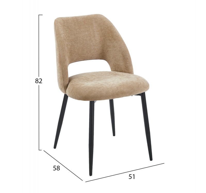 ΣΕΤ ΤΡΑΠΕΖΑΡΙΑΣ 7ΤΜΧ MARBLEX HM11391 ΚΕΡΑΜΙΚΟ TOP PANDORA--ΚΑΡΕΚΛΕΣ ΜΕ ΥΦΑΣΜΑ TAUPE