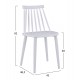ΣΕΤ ΤΡΑΠΕΖΑΡΙΑΣ ΕΣ.ΧΩΡΟΥ 5ΤΜΧ PALOMA HM11389 ΛΕΥΚΟ-SONAMA MDF TOP