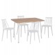 ΣΕΤ ΤΡΑΠΕΖΑΡΙΑΣ ΕΣ.ΧΩΡΟΥ 5ΤΜΧ PALOMA HM11389 ΛΕΥΚΟ-SONAMA MDF TOP