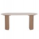 ΤΡΑΠΕΖΙ ΤΡΑΠΕΖΑΡΙΑΣ MELLOW HM18416 MDF ΠΟΔΙΑ ΣΕ ΦΥΣΙΚΟ--ΚΕΡΑΜΙΚΟ TOP 180x90x76Υεκ.