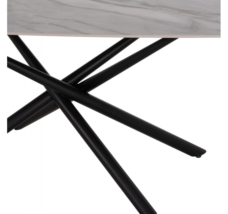ΤΡΑΠΕΖΙ ΤΡΑΠΕΖΑΡΙΑΣ ISKA HM18420 ΚΕΡΑΜΙΚΟ TOP ΣΕ ΛΕΥΚΟ/ΚΑΦΕ ΜΑΡΜΑΡΟ 160x90x79Υεκ