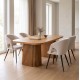 ΣΕΤ ΤΡΑΠΕΖΑΡΙΑΣ 5ΤΜΧ ΕΠΕΚΤΕΙΝΟΜΕΝΟ CORNEL HM12105.02 MDF--ΥΦΑΣΜΑ ΜΠΕΖ