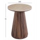 ΤΡΑΠΕΖΙΑ ΣΑΛΟΝΙΟΥ 2ΤΜΧ WALDEN HM12108 ΚΕΡΑΜΙΚΑ TOP--MDF ΒΑΣΕΙΣ Φ80+Φ46εκ.