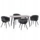 ΣΕΤ ΤΡΑΠΕΖΑΡΙΑΣ 5ΤΜΧ RAVEN HM12116.01 ΚΕΡΑΜΙΚΟ TOP ΓΚΡΙ ΜΑΡΜΑΡΟ--ΓΚΡΙ ΒΕΛΟΥΔΟ