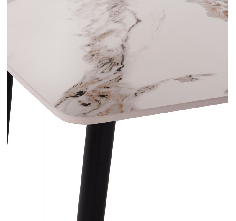 ΣΕΤ ΤΡΑΠΕΖΑΡΙΑΣ 5ΤΜΧ RAVEN HM12116.02 ΚΕΡΑΜΙΚΟ TOP ΛΕΥΚΟ/ΚΑΦΕ ΜΑΡΜΑΡΟ--ΣΑΠΙΟ ΜΗΛΟ ΒΕΛΟΥΔΟ