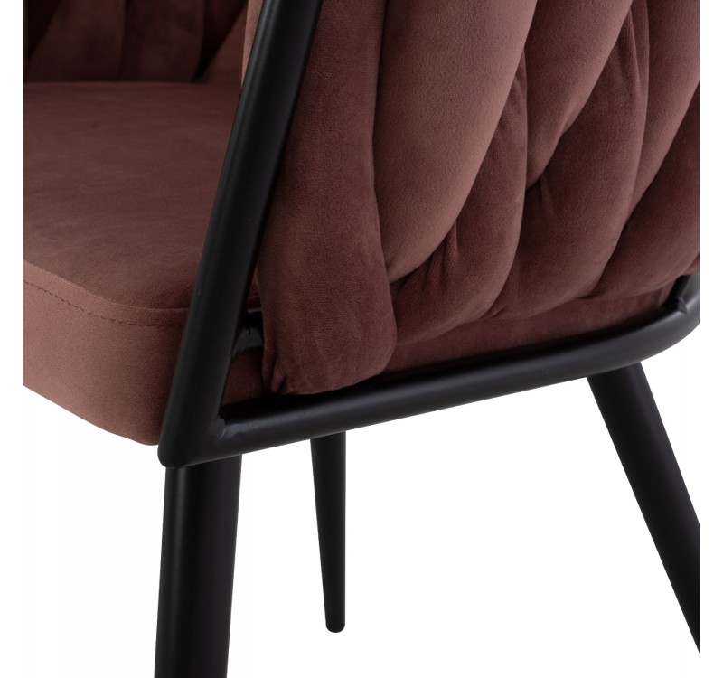 ΣΕΤ ΤΡΑΠΕΖΑΡΙΑΣ 5ΤΜΧ ALIZA HM12122.01 MDF TOP ΣΕ ΦΥΣΙΚΟ--ΣΑΠΙΟ ΜΗΛΟ ΒΕΛΟΥΔΟ