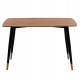 ΣΕΤ ΤΡΑΠΕΖΑΡΙΑΣ 5ΤΜΧ ALIZA HM12122.01 MDF TOP ΣΕ ΦΥΣΙΚΟ--ΣΑΠΙΟ ΜΗΛΟ ΒΕΛΟΥΔΟ