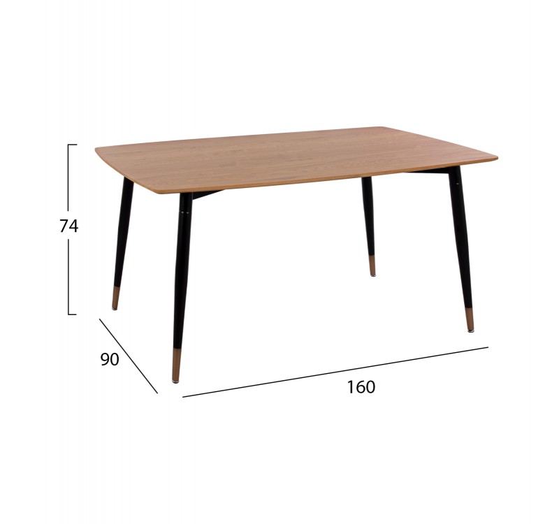 ΣΕΤ ΤΡΑΠΕΖΑΡΙΑΣ 5ΤΜΧ JOLIE HM12123.01 MDF TOP ΣΕ ΦΥΣΙΚΟ--ΚΥΠΑΡΙΣΣΙ ΒΕΛΟΥΔΟ