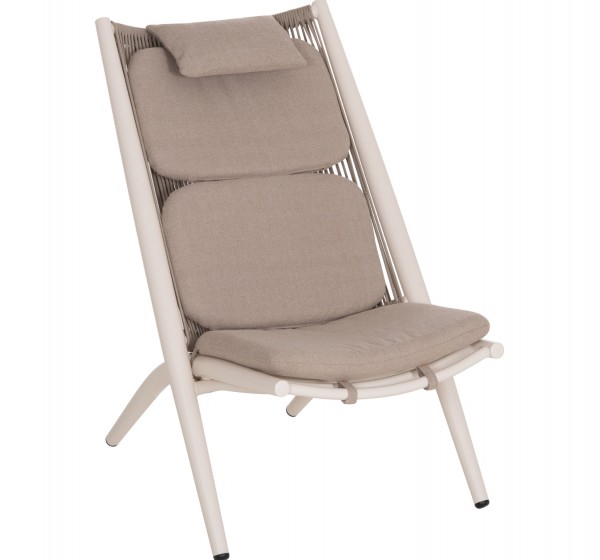 ΠΟΛΥΘΡΟΝΑ RELAX REMUS HM6642.02 ΑΛΟΥΜΙΝΙΟ ΛΕΥΚΟ-ΣΧΟΙΝΙ OLEFIN ΜΠΕΖ 63x87x94Υεκ.