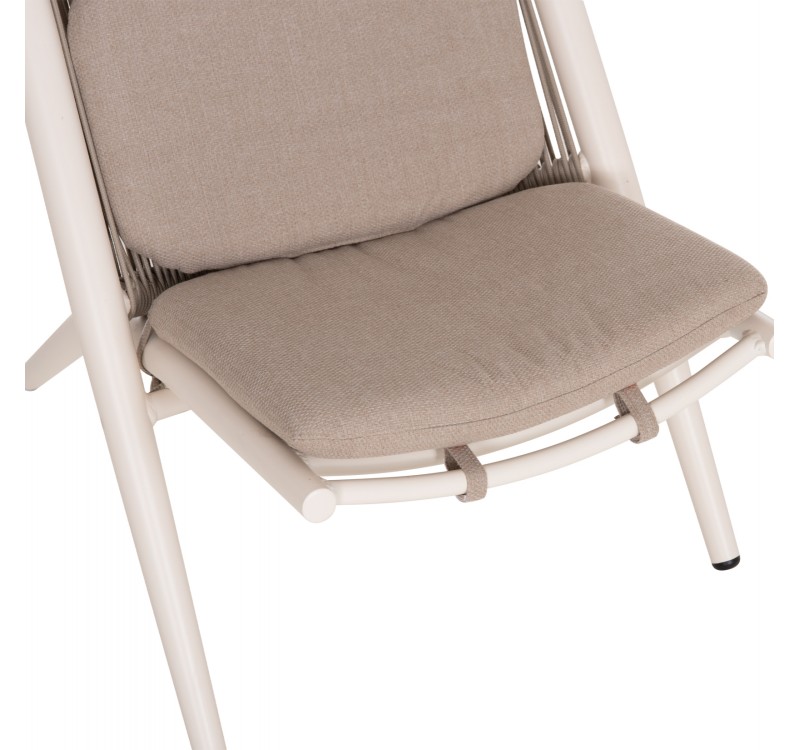 ΠΟΛΥΘΡΟΝΑ RELAX REMUS HM6642.02 ΑΛΟΥΜΙΝΙΟ ΛΕΥΚΟ-ΣΧΟΙΝΙ OLEFIN ΜΠΕΖ 63x87x94Υεκ.