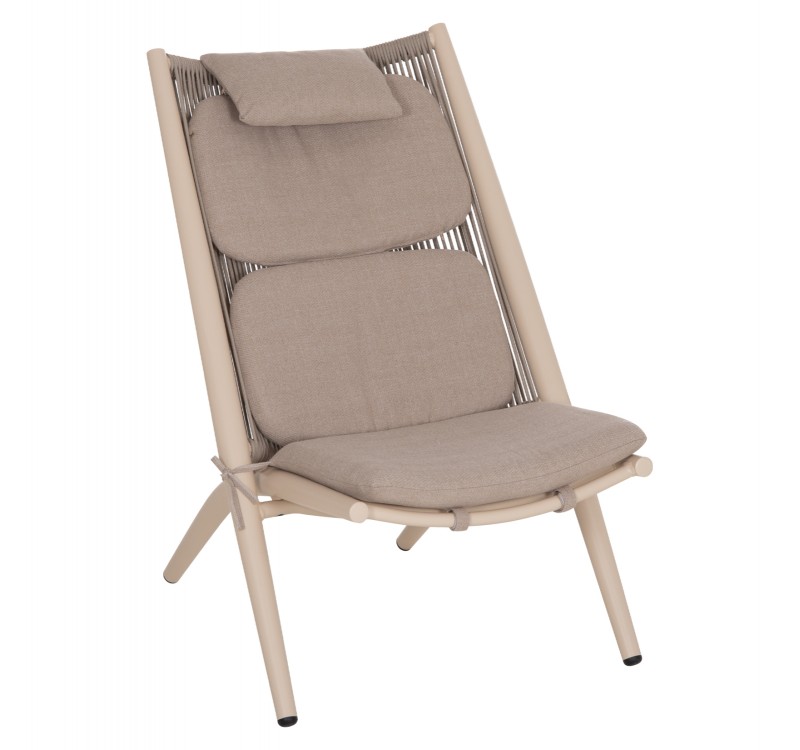 ΠΟΛΥΘΡΟΝΑ RELAX REMUS HM6642.04 ΑΛΟΥΜΙΝΙΟ ΣΑΜΠΑΝΙ-ΣΧΟΙΝΙ OLEFIN ΜΠΕΖ 63x87x94Υεκ.