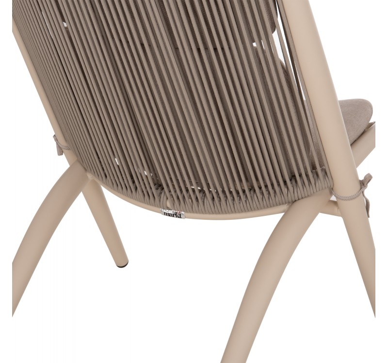 ΠΟΛΥΘΡΟΝΑ RELAX REMUS HM6642.04 ΑΛΟΥΜΙΝΙΟ ΣΑΜΠΑΝΙ-ΣΧΟΙΝΙ OLEFIN ΜΠΕΖ 63x87x94Υεκ.